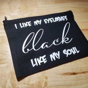 Black Cosmetics Bag